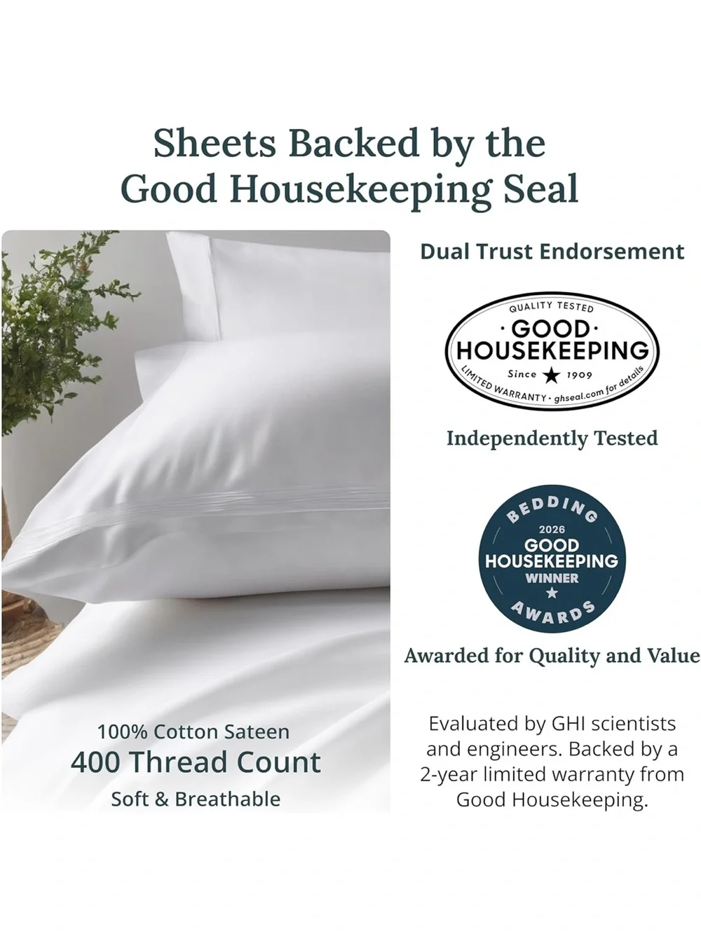 California Design Den Sheet Set Twin XL Ivory